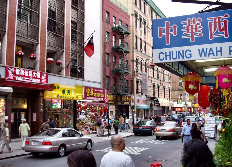 Chinatown shopping district in San Francisco