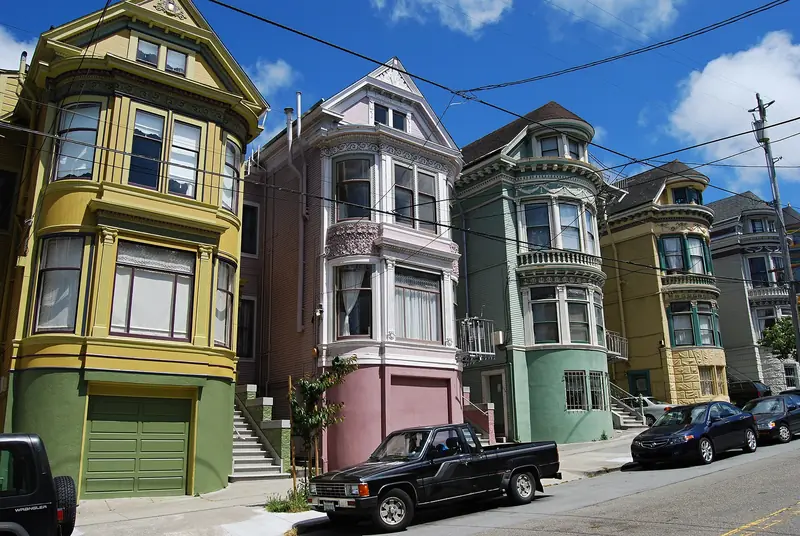 Haight-Ashbury shopping district in San Francisco