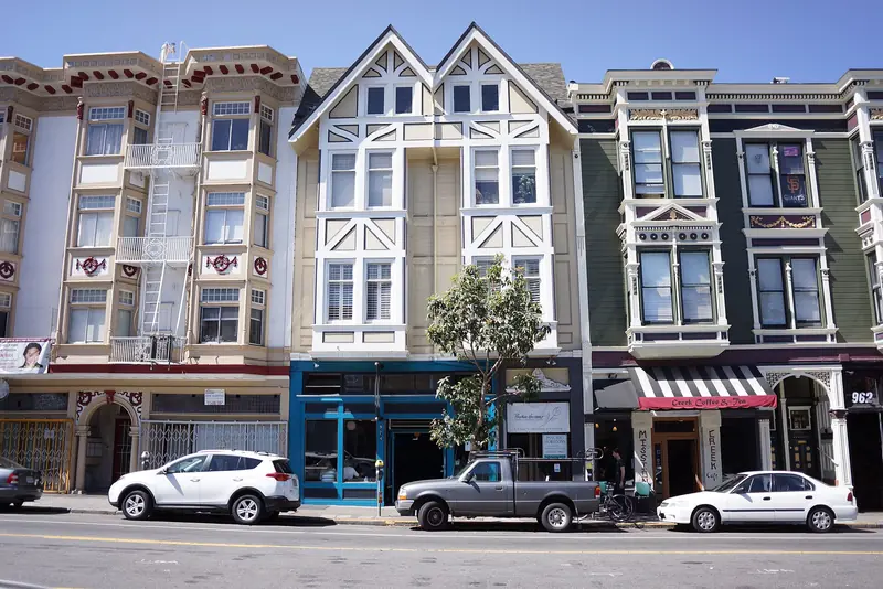 Valencia Street shopping district in San Francisco